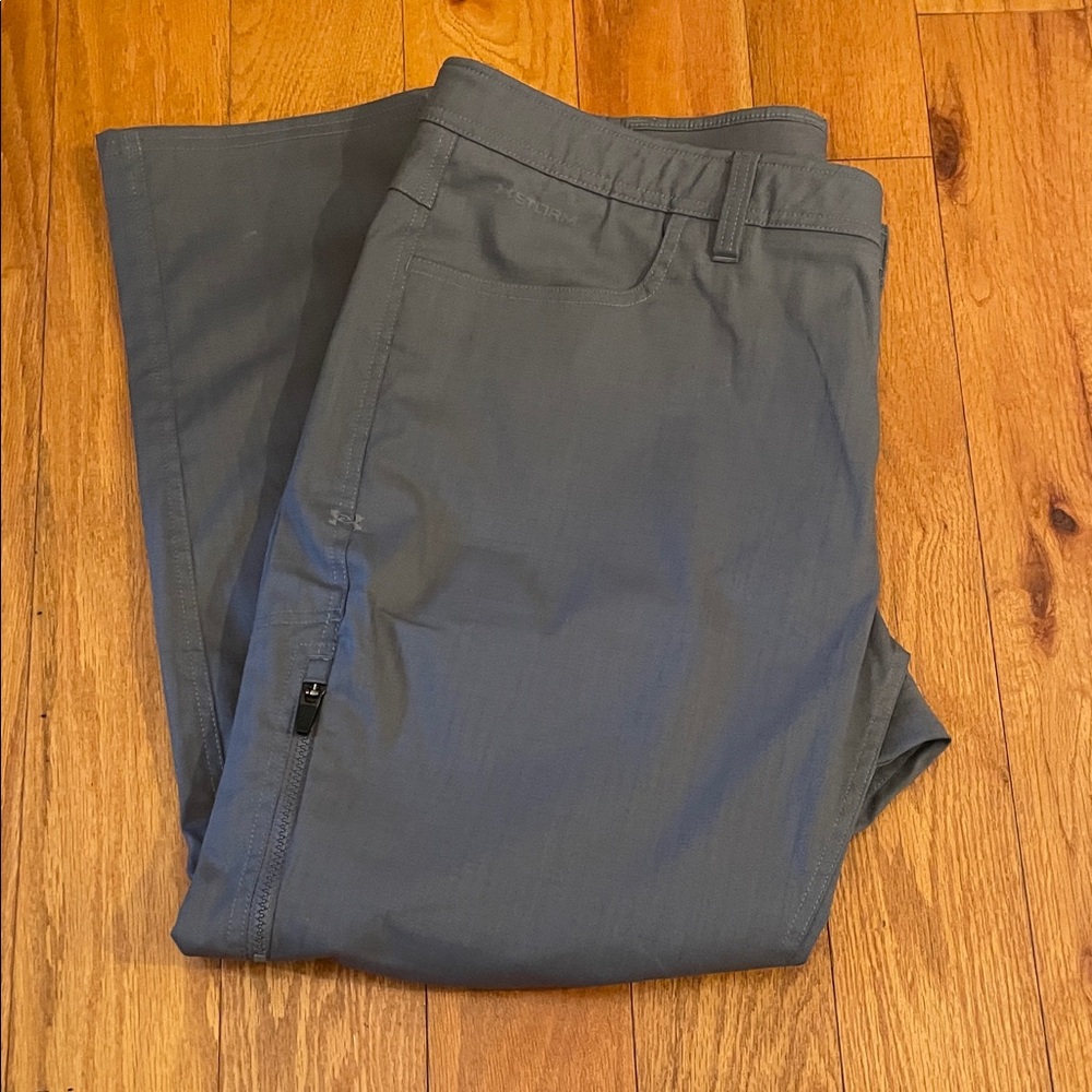 #15 Under Armour Men's Charcoal tactical Cargo Pants Sz 40/30